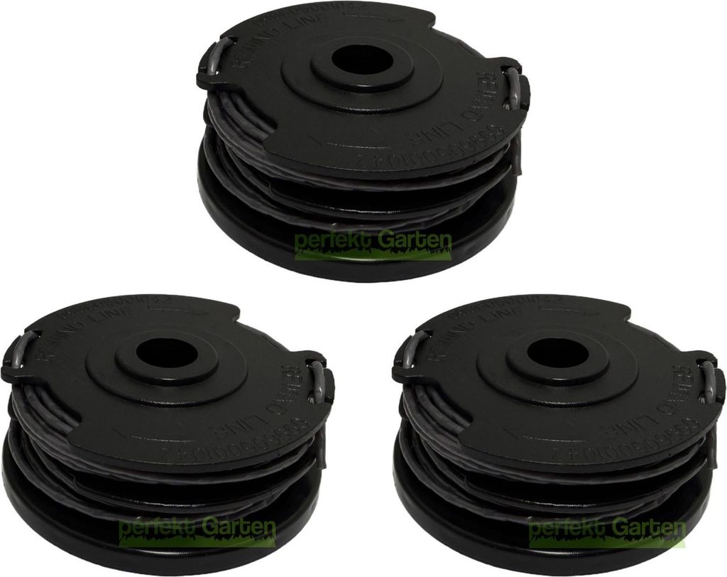 3 X Fadenspule für Greenworks 2101602A ST40B410 STBA40B210 BST4000 / 2900719