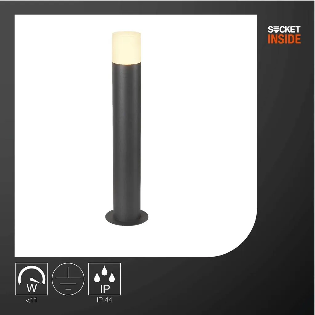 Borne SLV Grafit Pole Round : fini les allées sombres et dangereuses