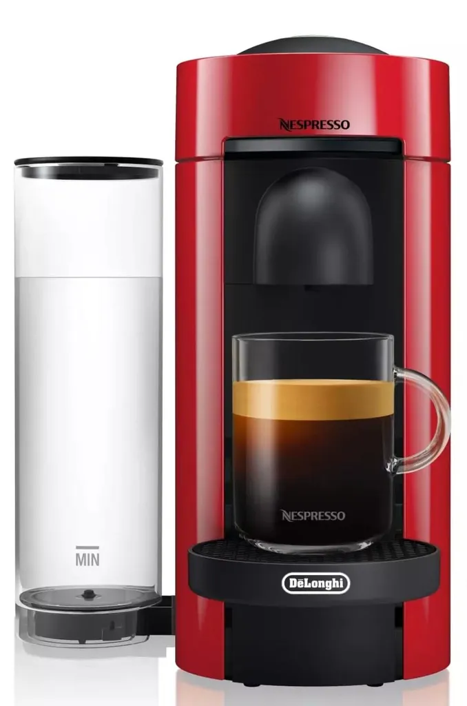 Machine à Café Vertuo Plus Nespresso Rouge 1,2L - Cafetière Capsules - 5