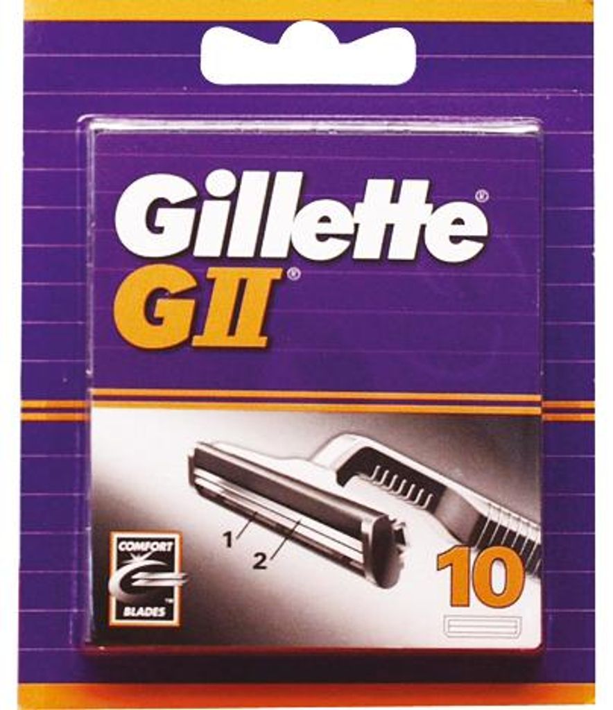 Gillette GII lame di rasoio e lame di sistema 10 pezzi 1 Immagine del prodotto 