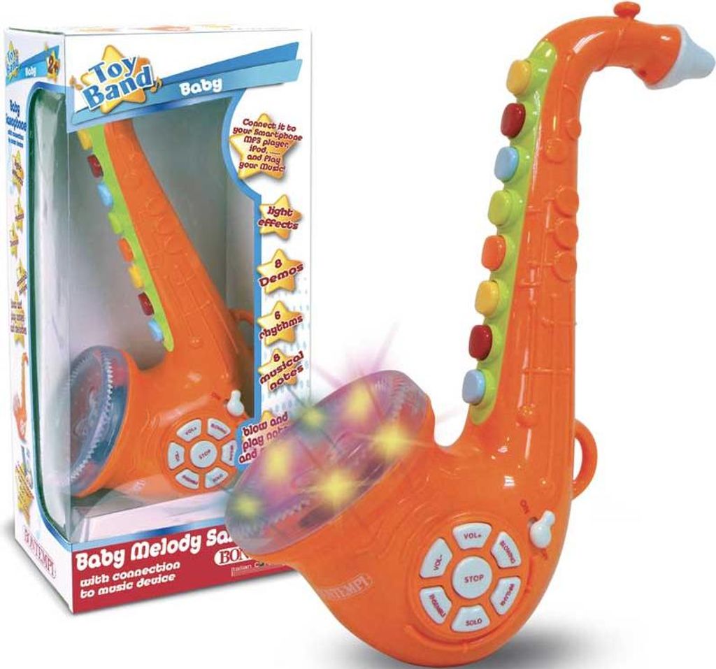 Bontempi | TinySax - Elektronisches Baby Sax für Bassisten der Zukunft, 95x160x320 mm