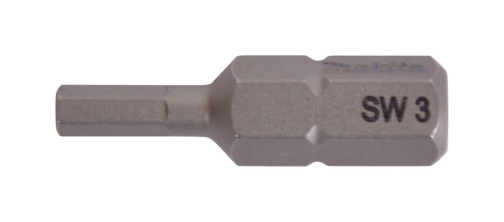 Makita 6-KT Bit 3,0x25mm P-21375