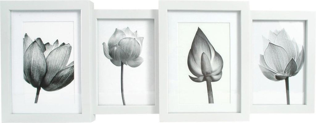 Bilderrahmen Collage Multi Classic Case weiß 55 x 20,8 cm - Produktbild 