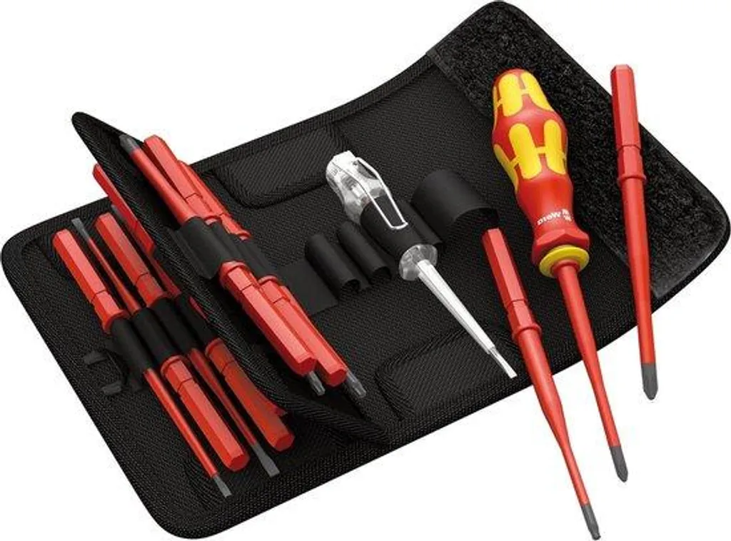 Tournevis isolés extra-fins jeu de 16 pièces avec manches ergonomiques