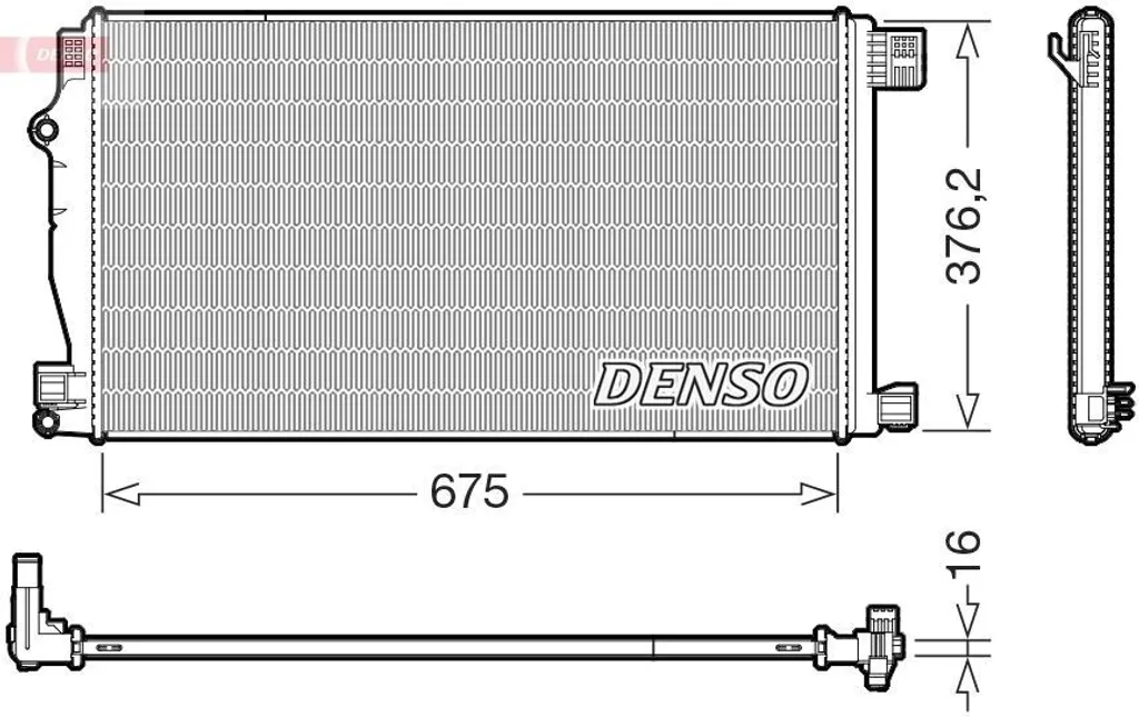 Évitez la surchauffe : Radiateur DENSO DRM50147 pour Toyota C-HR (X1) OE