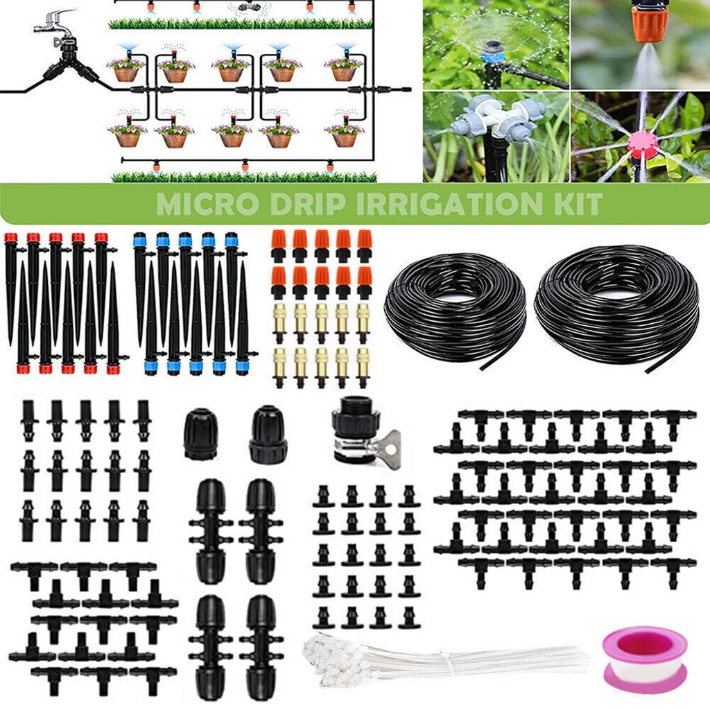 Micro Automatisch Bewässerungssystem Tropfschlauch Bewässerung Timer Set Garten