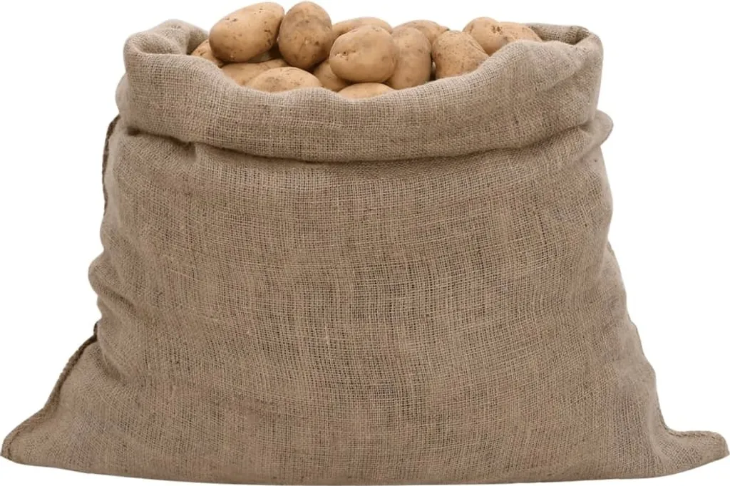 Sacs de transport robustes en jute pour débris et bois de chauffage 30x