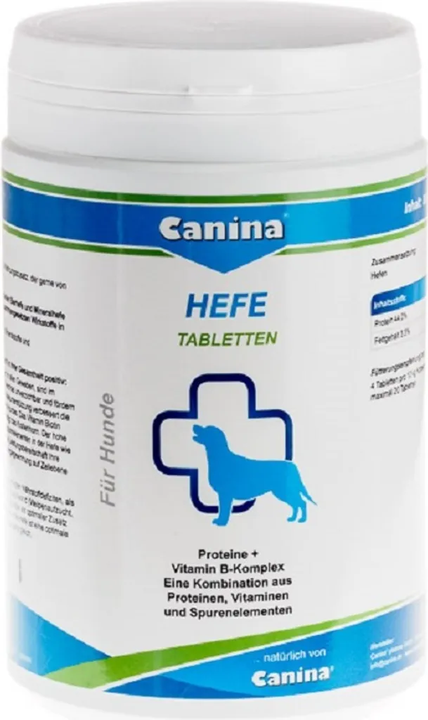 Canina Levure 800g : Stop Chute de Poils et Démangeaisons chez le Chien