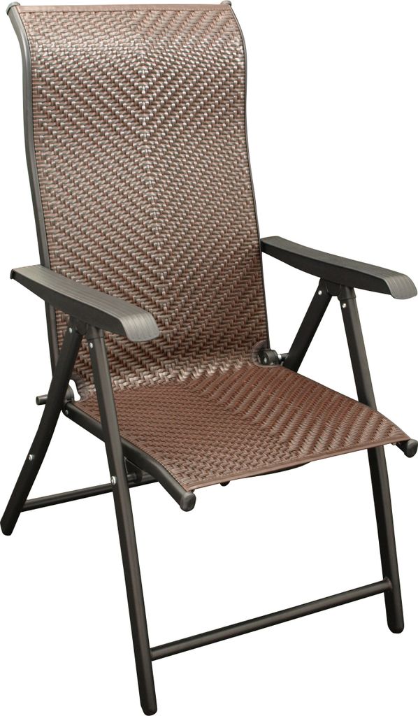 DEGAMO Gartensessel Klappsessel Hochlehner ANTIBES, Metall Produktbild 