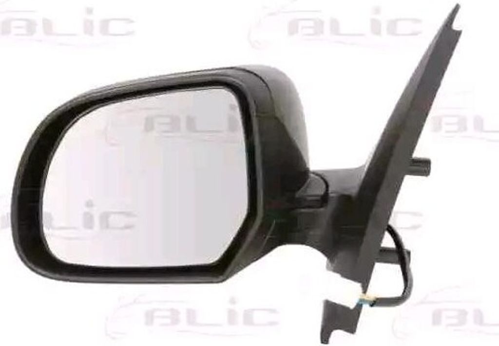BLIC 5402-67-004367P Außenspiegel Seitenspiegel Links für DACIA Lodgy (JS) Beheizt Konvex Grundiert Elektrisch