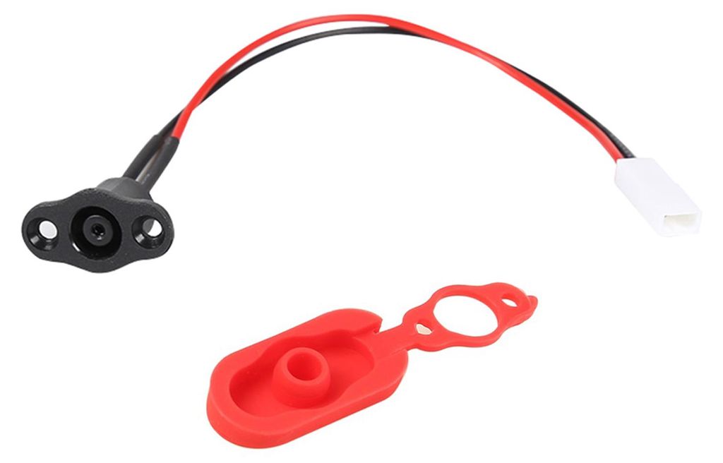 Silikon-Ladeanschlussabdeckung mit Ladekabel, wasserdicht, staubdicht, passend für Xiaomi M365 Pro2 Scooter