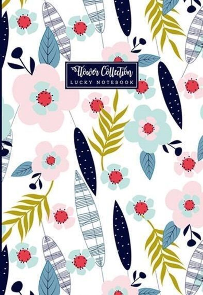 Dekoratives Notizbuch 143x210/64K kariert Blumen