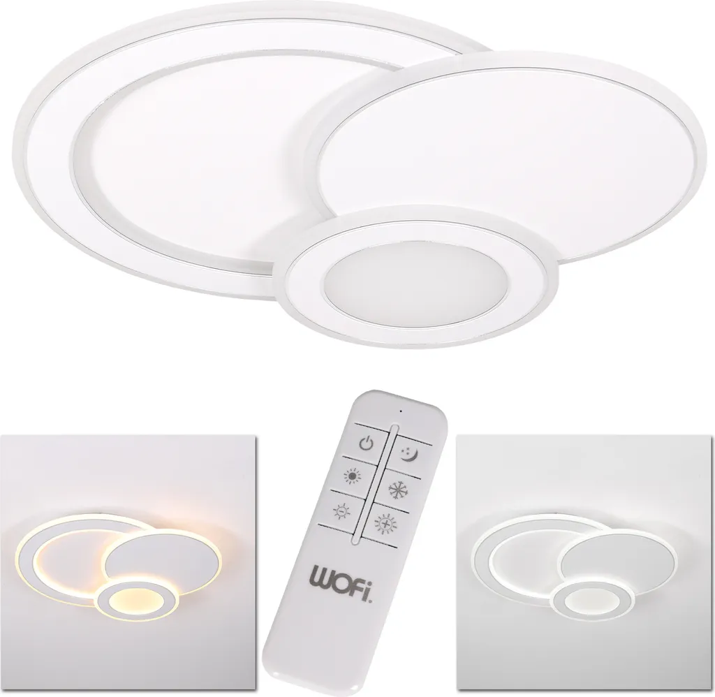 Plafonnier LED 36W haute luminosité - Éclairage blanc 1flg rond