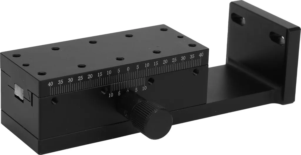 Plateforme de déplacement linéaire axe Z HBL-A90 40x90mm en aluminium noir