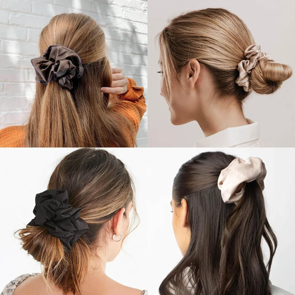 6 Scrunchies Seta Raso Donna: Accessori Capelli Must-Have 2026 - 6