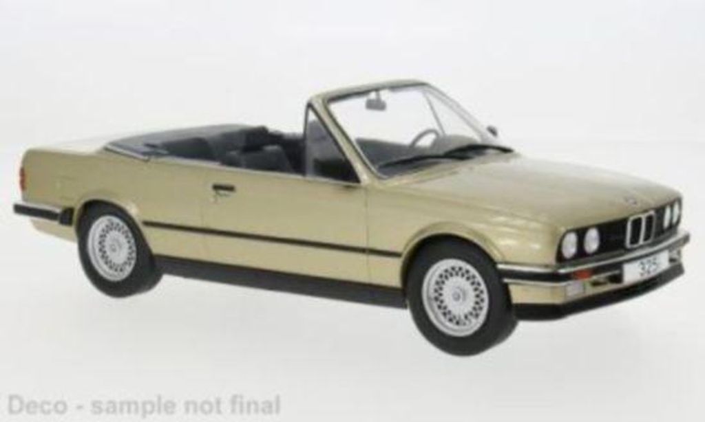 MCG 1:18 BMW 325i (E30) Cabriolet, beige, 1985 18544 Produktbild 