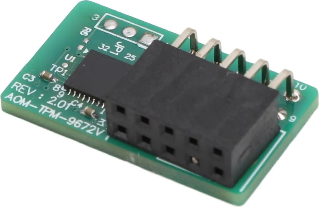 Module TPM 2.0 vertical à puce SPI 10 broches pour protection des données - 3