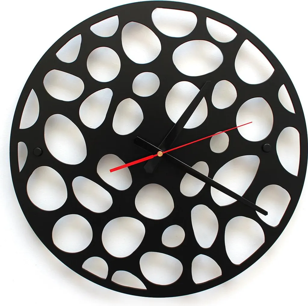 Horloge murale Decorizzly® Compell Wanduhr : lecture facile et design