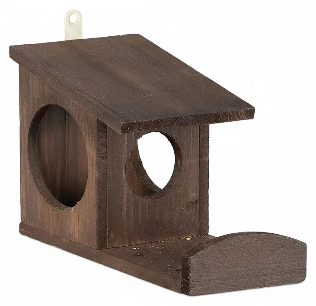 Relaxdays Eichhörnchen Futterhaus, Futterkasten f. Produktbild 