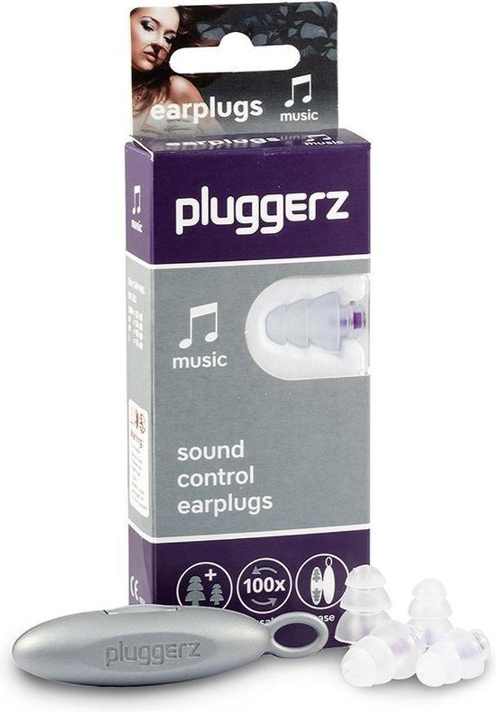 Tappi per le orecchie Pluggerz musica adulti e bambini 2X2 Immagine del prodotto 