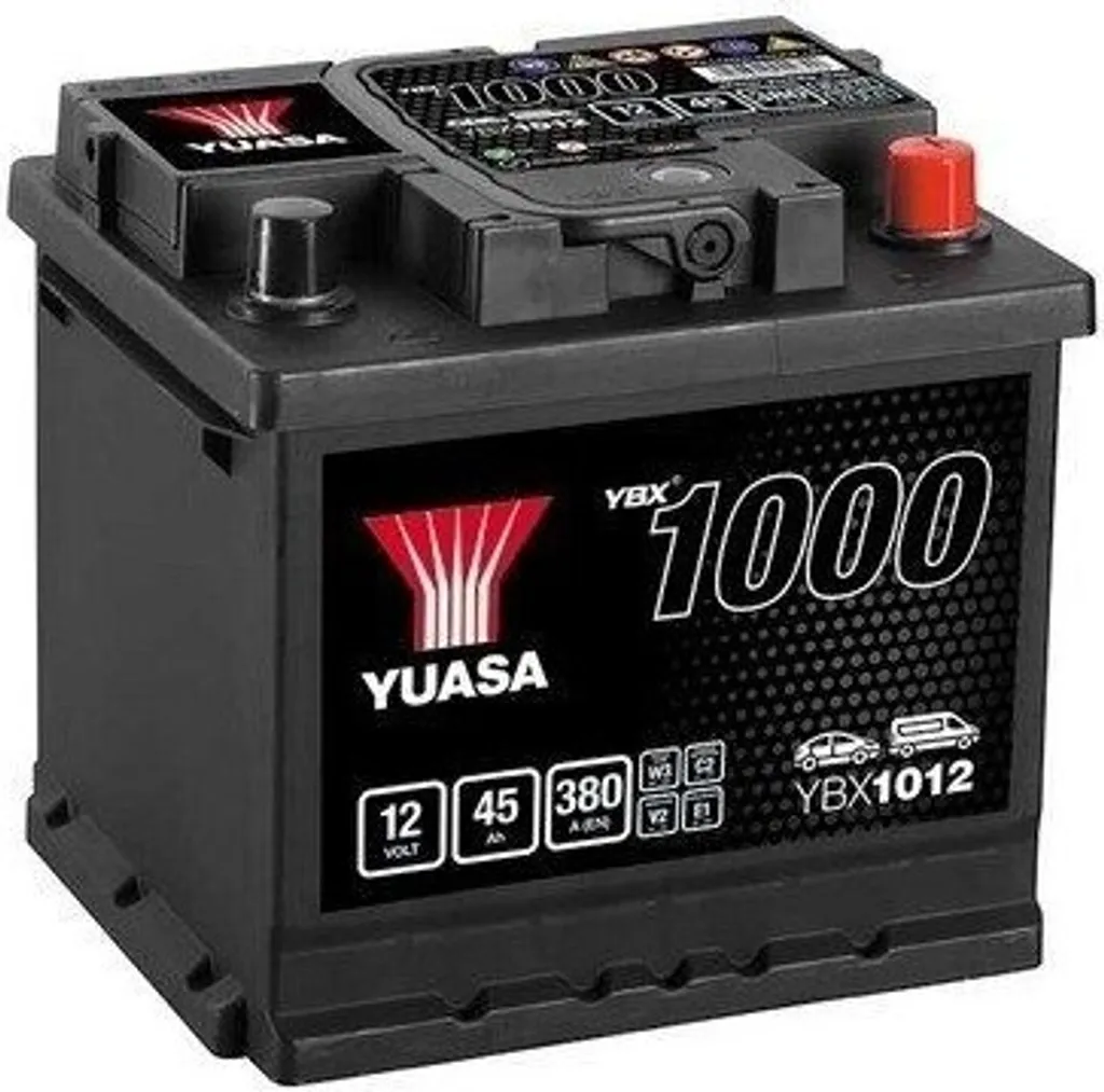 Évitez les pannes avec la batterie 12V 45Ah 380A YUASA YBX1000 L1 fiable