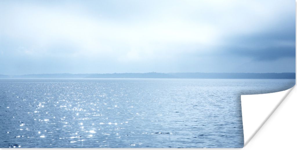 MuchoWow Poster Sommer - Meer - Berge 160x80 cm - Foto Poster