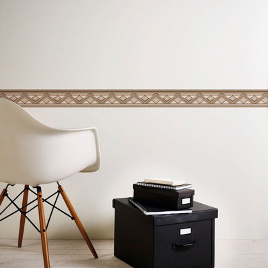 A.S. Création selbstklebende Bordüre Only Borders 9 beige braun creme 5,00 m x 0,05 m 936911