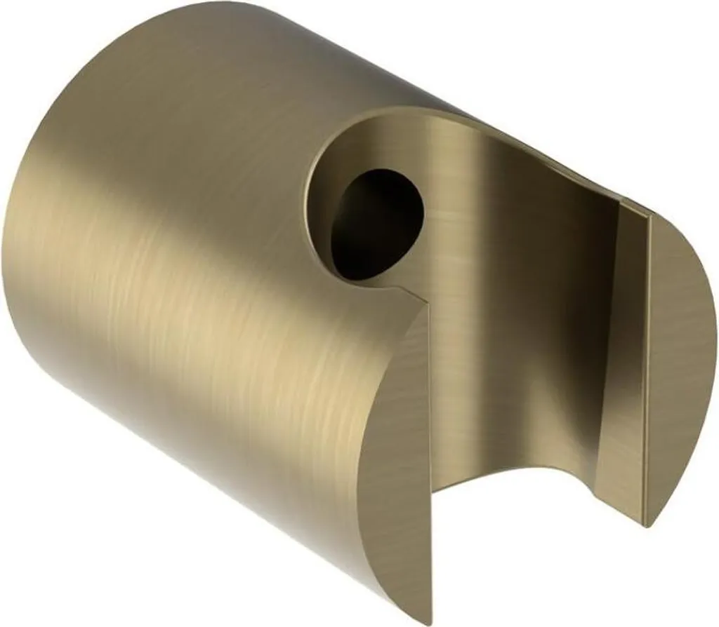 Supporto Doccetta Oro Opaco Rotondo - Accessorio Bagno Design Minimal