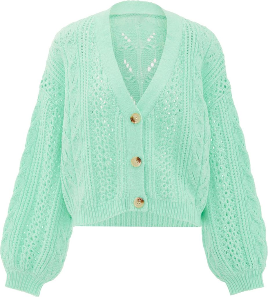 aleva damen pullover - sanftes mint, XL/XXL