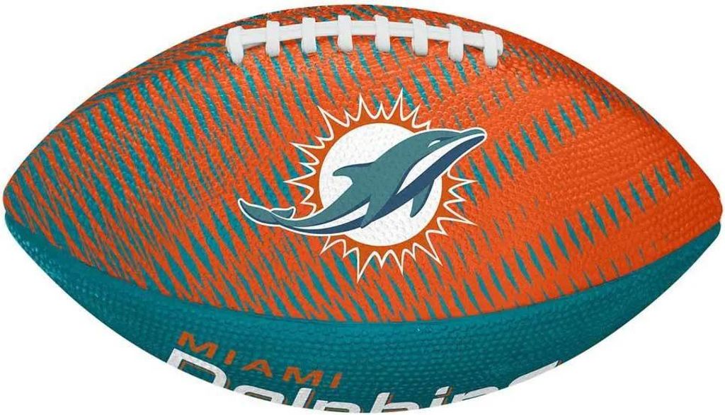 Wilson NFL Team Tailgate Football Junior Team Dolphins