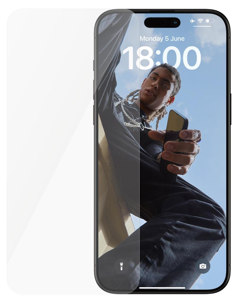 PanzerGlass SAFE. by Displayschutz iPhone 15 Pro Max | Ultra-Wide Fit | Bulk, Apple, Apple - iPhone 15 Pro Max, Trockene Anwendung, Kratzresiste...