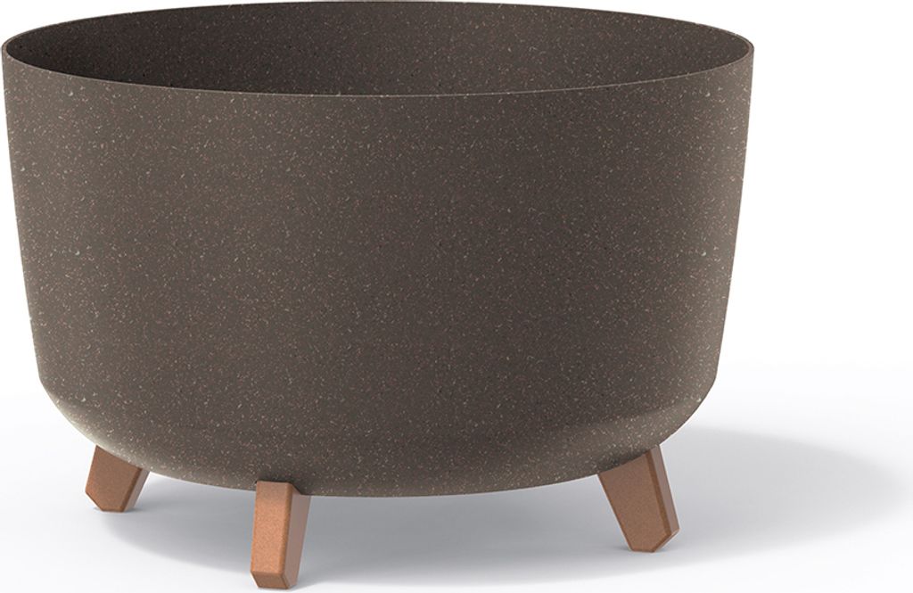 Pot de fleur 23,5cm GRACIA ECO WOOD DGRL240W-4625W café Image du produit 