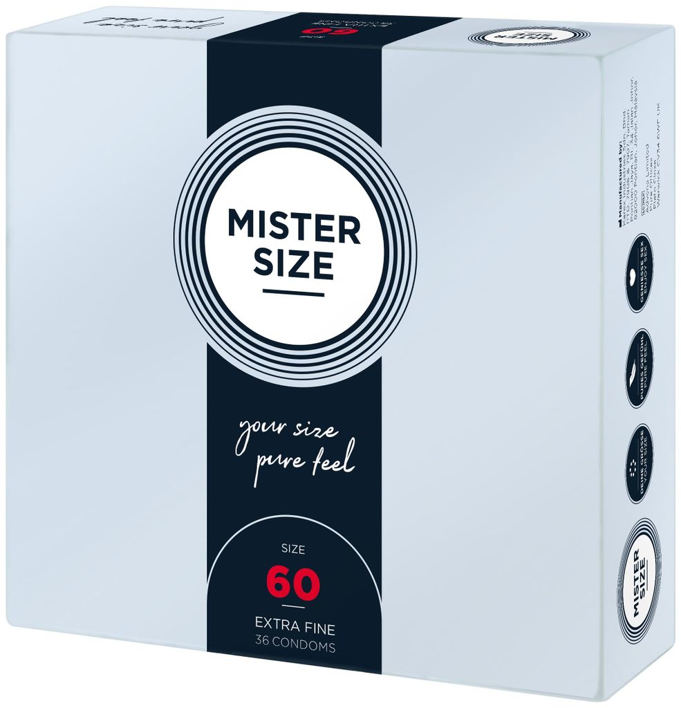Mister Size, Prezerwatywy 60 mm, 36 sztuk Obrázok produktu 