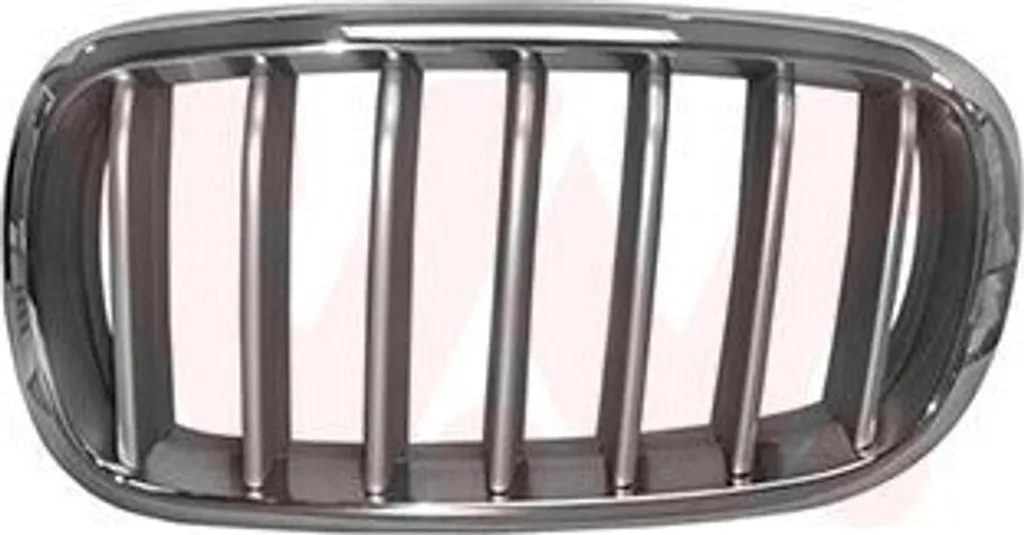 Calandre Avant Gauche Titane Chrome pour BMW X5 F15 et F85 Van Wezel