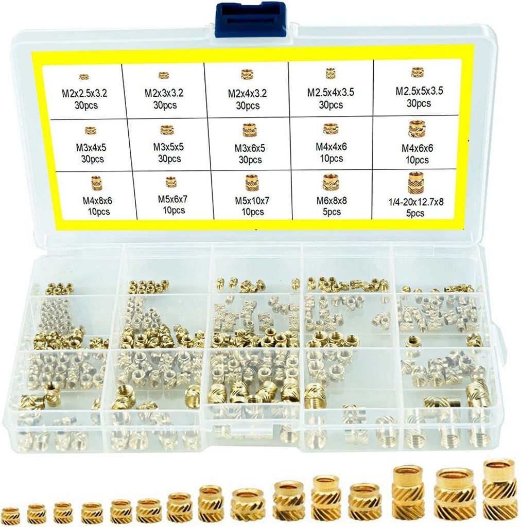 INF 300ks Mosadzné Závitové Vložky - Sada Tepelných Obrázok produktu 
