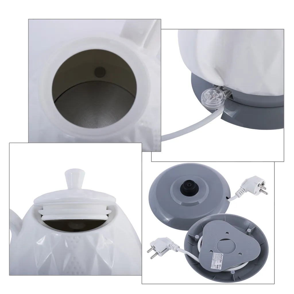 Bouilloire en céramique sans fil pour infusion et théière électrique - 8