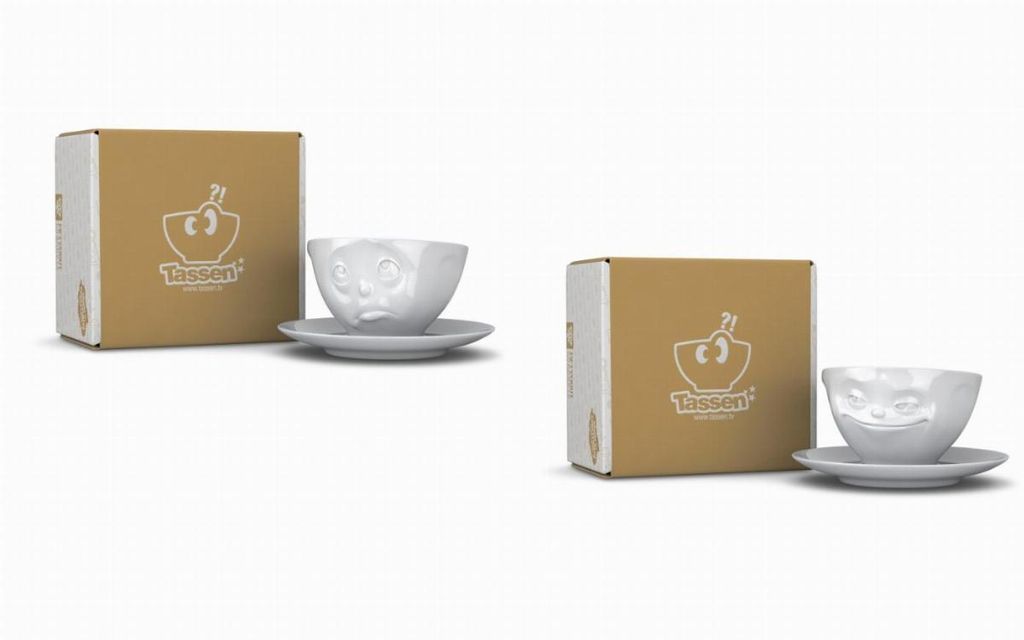 Fiftyeight Tassen-Set 2-tlg. 200 ml Nr 005 weiß Kaffeetassen