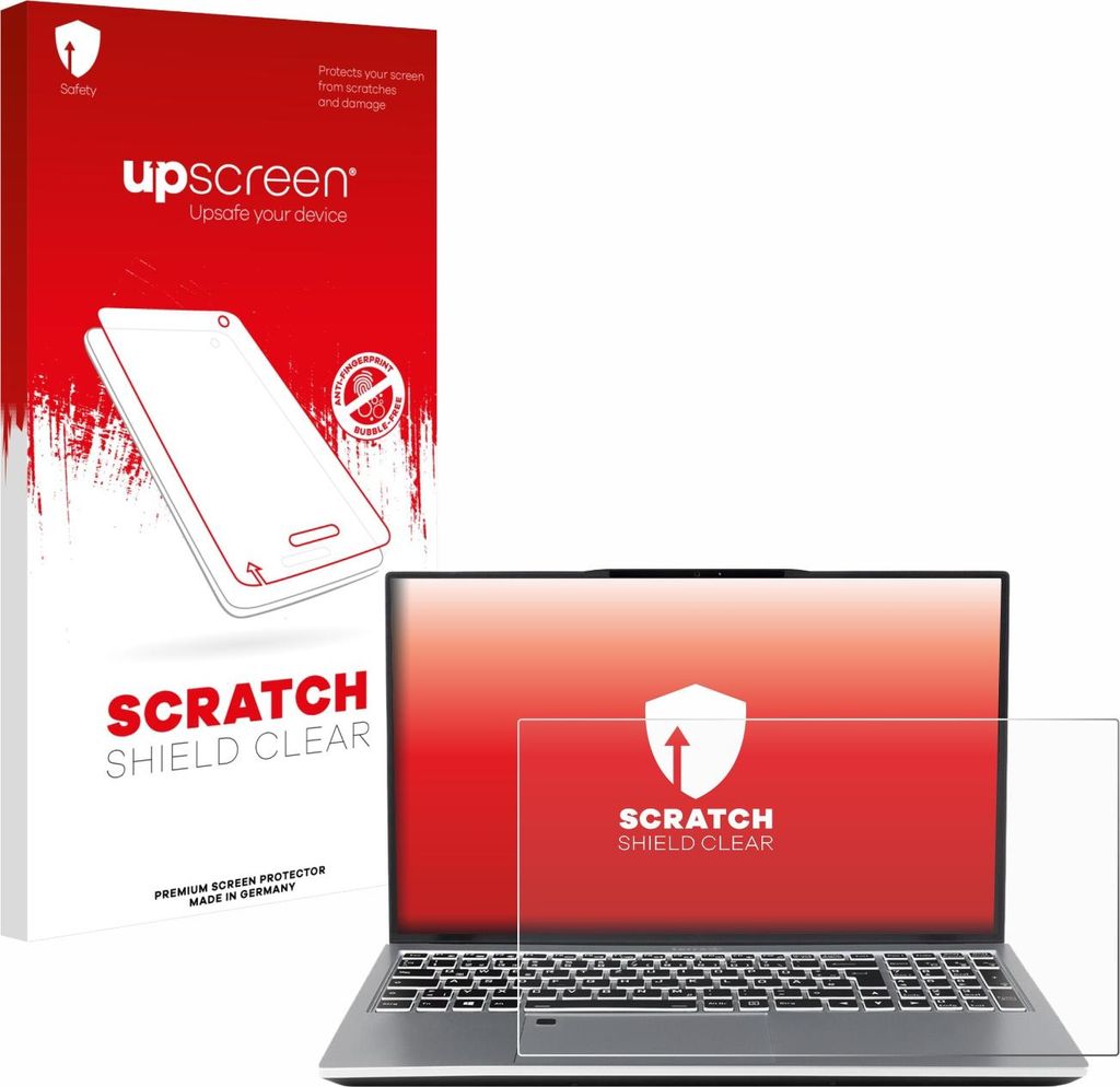 upscreen Schutzfolie für terra Mobile 1551R i7 1355U W11P Displayschutz Displayschutzfolie Folie Klar Transparent