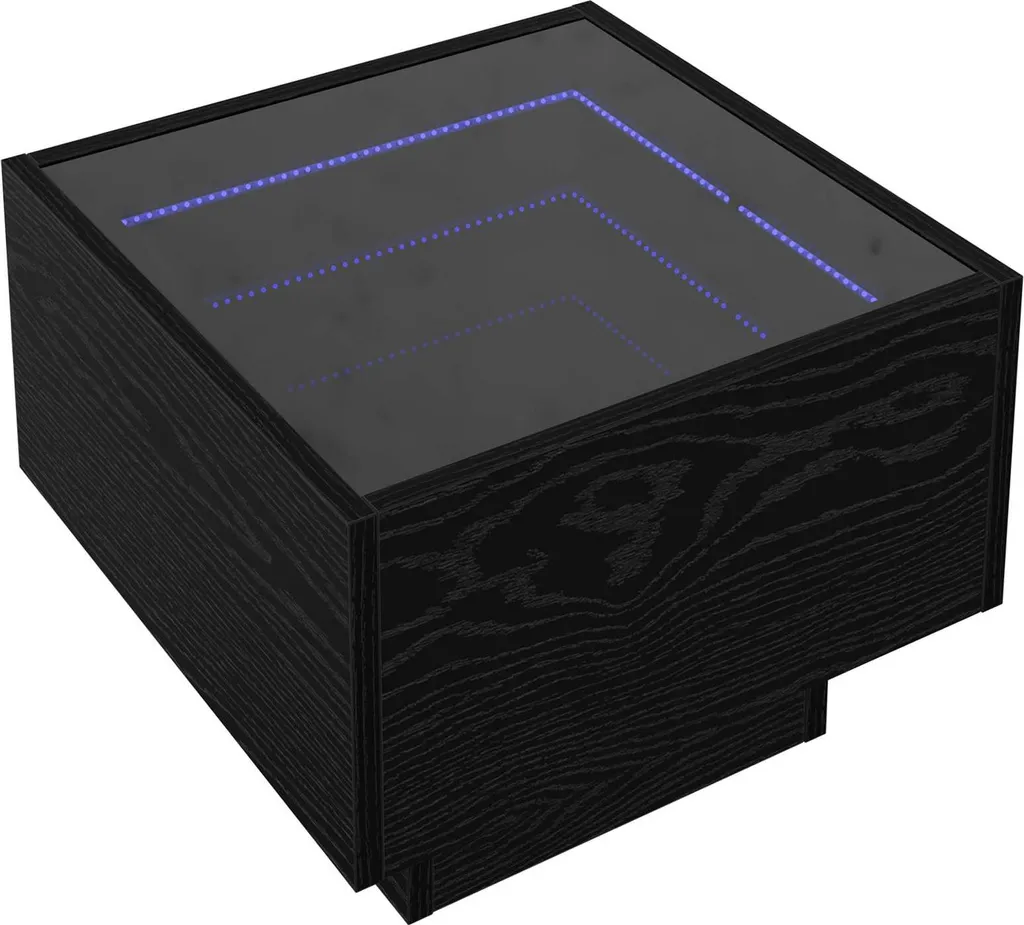 Coffee Table Nero Rovere 40x40 cm | Tavolino Basso vidaXL