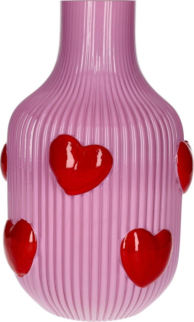 Gift Company L'amour Vase Herzen lila 30cm