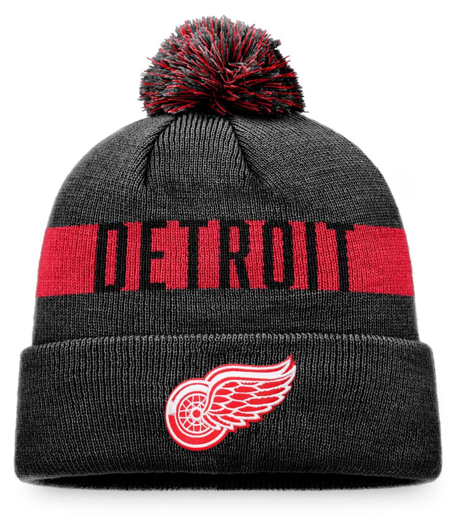 Detroit Red Wings NHL Fanatics Fundamental Mütze Schwarz
