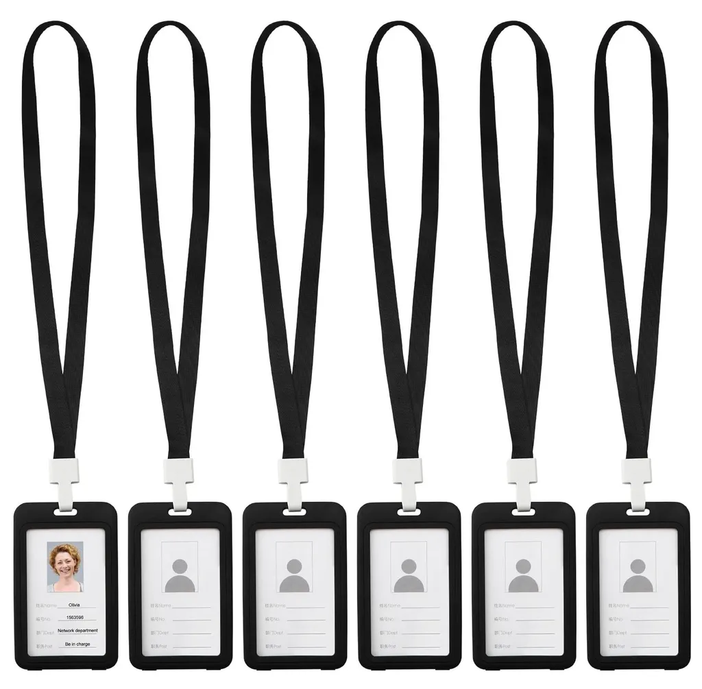 Fini les cartes perdues avec ce lot de 6 porte-badges à enrouleur
