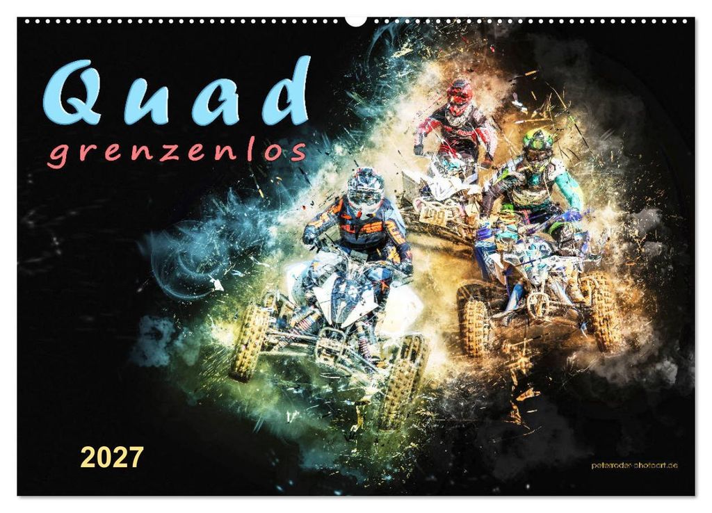 Quad grenzenlos (Wandkalender 2027 DIN A2 quer), CALVENDO Monatskalender