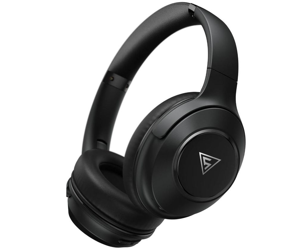 DOQAUS Kopfhörer in schwarz Kabellos mit Bluetooth, bis zu 70 Stunden Spielzeit