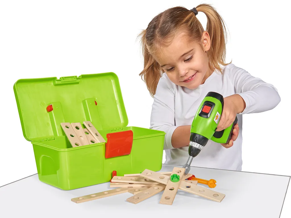 Jouet de Construction en Bois Eichhorn Constructor Boîte à Outils - 4
