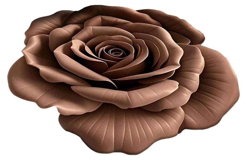 Rutschfeste Fußmatte mit Blumenmuster, 3D-Badematte mit realistischem Muster, super saugfähige Duschmatte, schnelltrocknender, weicher Teppich