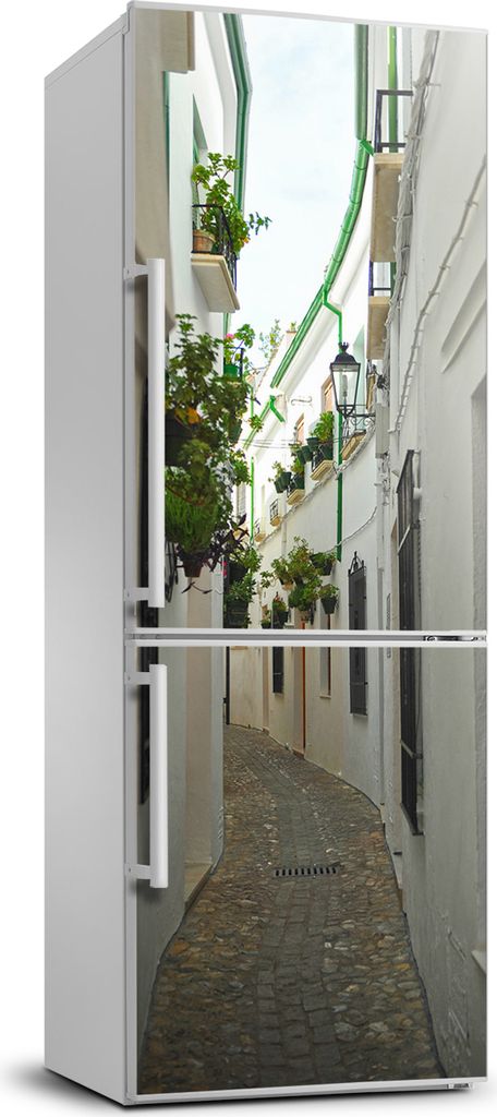 Tulup Kühlschrankdekoration - 70x190 cm - Aufkleber auf dem Kühlschrank - Straßen von Andalusien