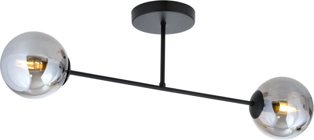 Plafonnier Emibig ROMA 2 graphite 1245/2 - Luminaire design 2xE14 10W