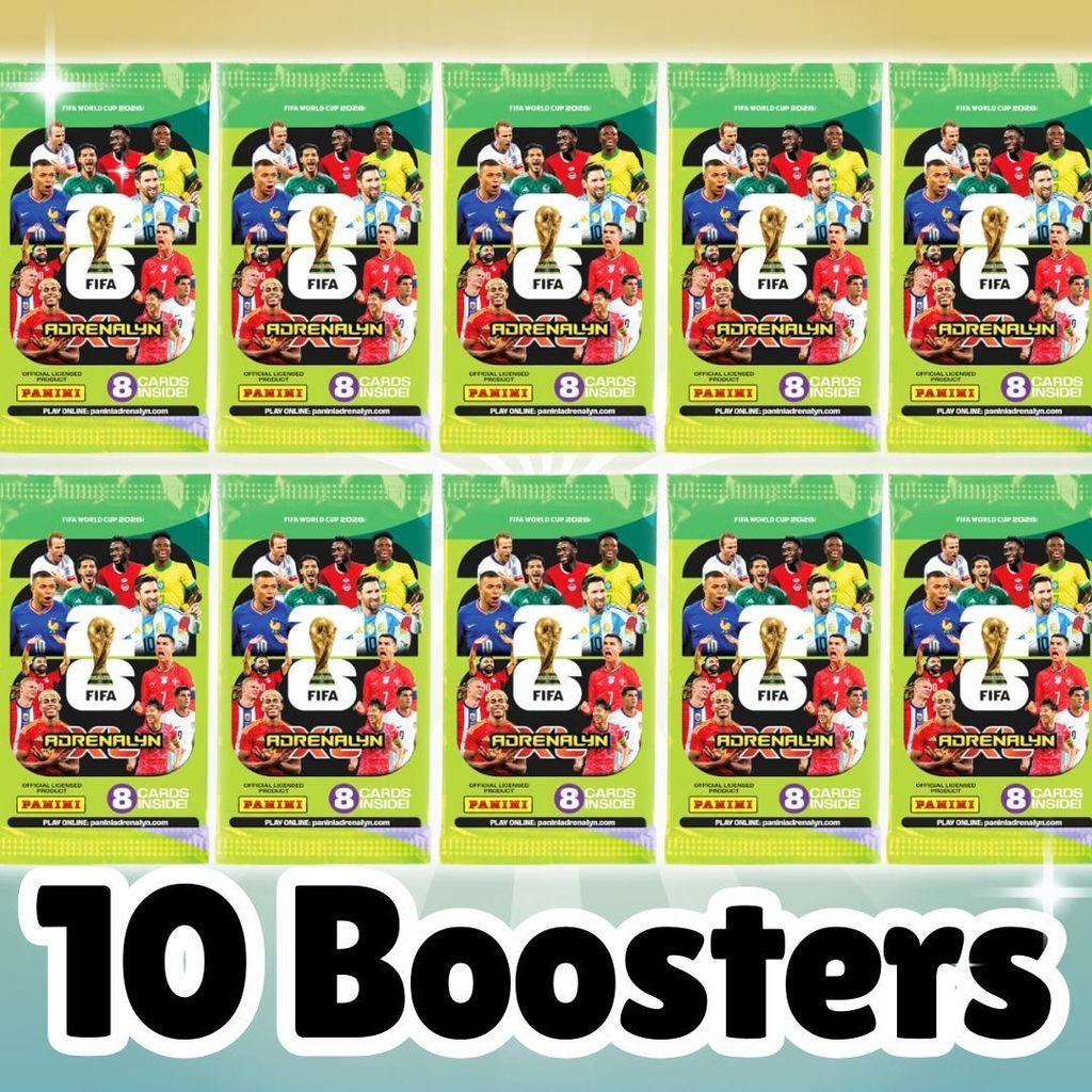 10 balíčků FIFA World Cup 2026 Adrenalyn XL Booster | po 8 Obrázek produktu 