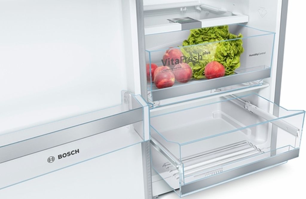 Bosch Freistehender Kühlschrank 186 x 60 cm Edelstahl Produktbild 4